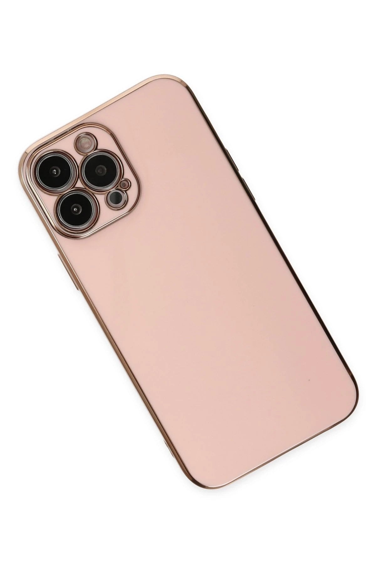 Mey İthalat® iPhone 14 Pro Max Kılıf Volet Silikon - Pembe