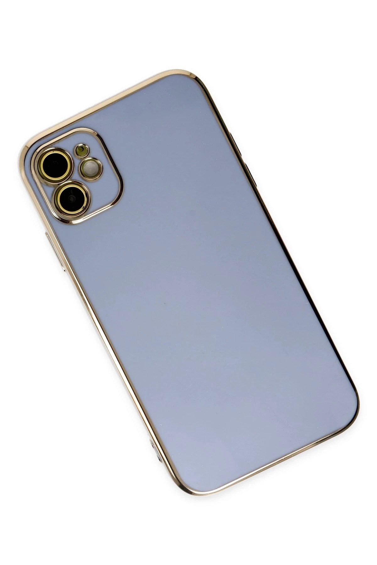 Mey İthalat® iPhone 12 Kılıf Volet Silikon - Mavi