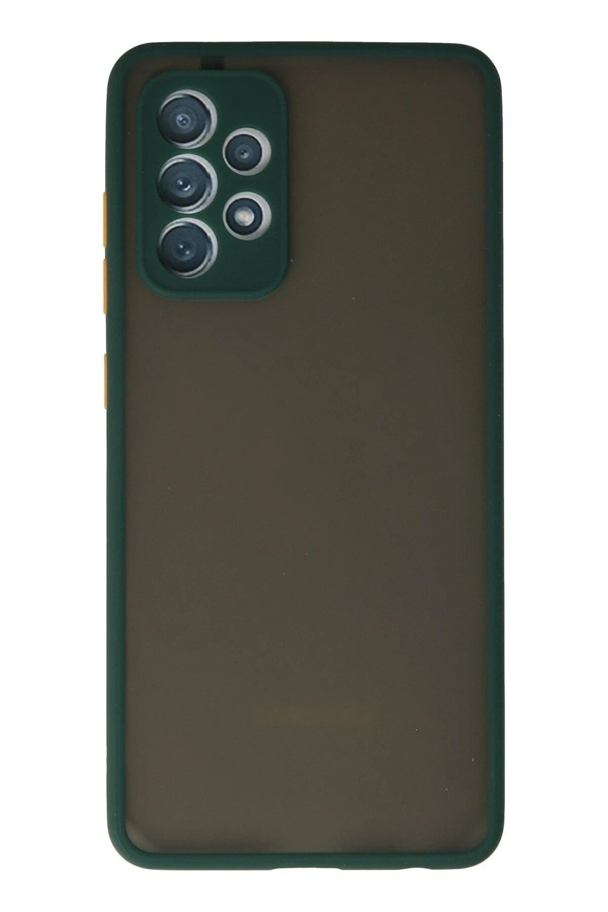 Mey İthalat® Samsung Galaxy A72 Kılıf Montreal Silikon Kapak - Koyu Yeşil