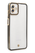 Mey İthalat® Samsung Galaxy A04 Kılıf Liva Lens Silikon - Siyah