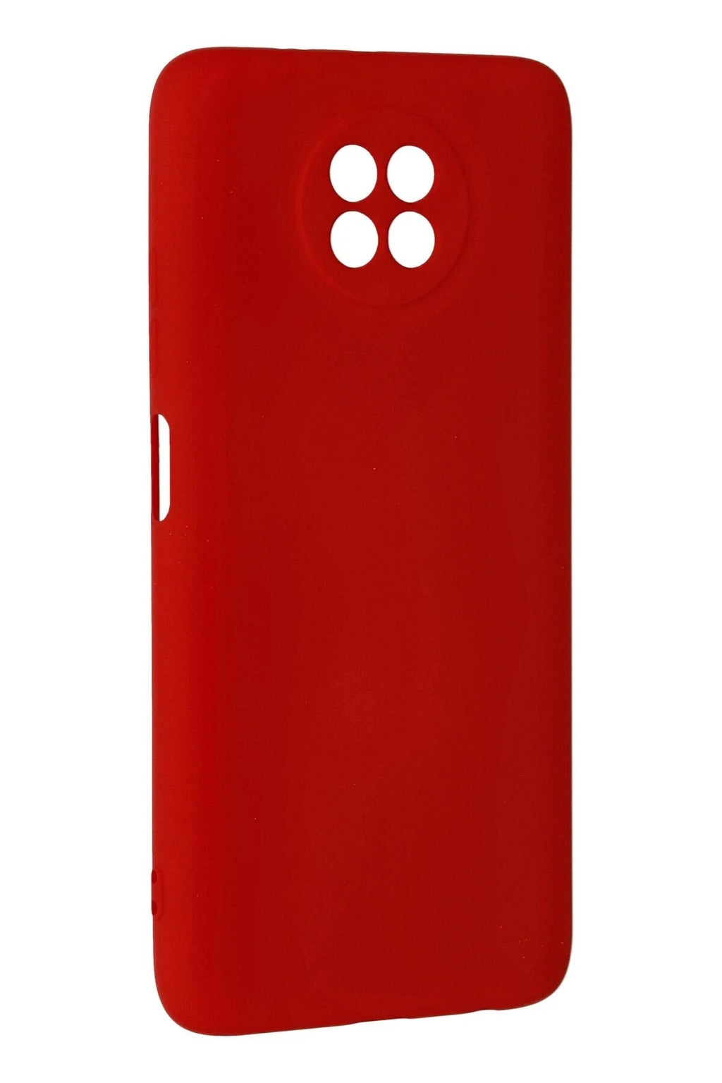 Mey İthalat® Redmi Note 9 5G Kılıf Nano içi Kadife Silikon - Kırmızı