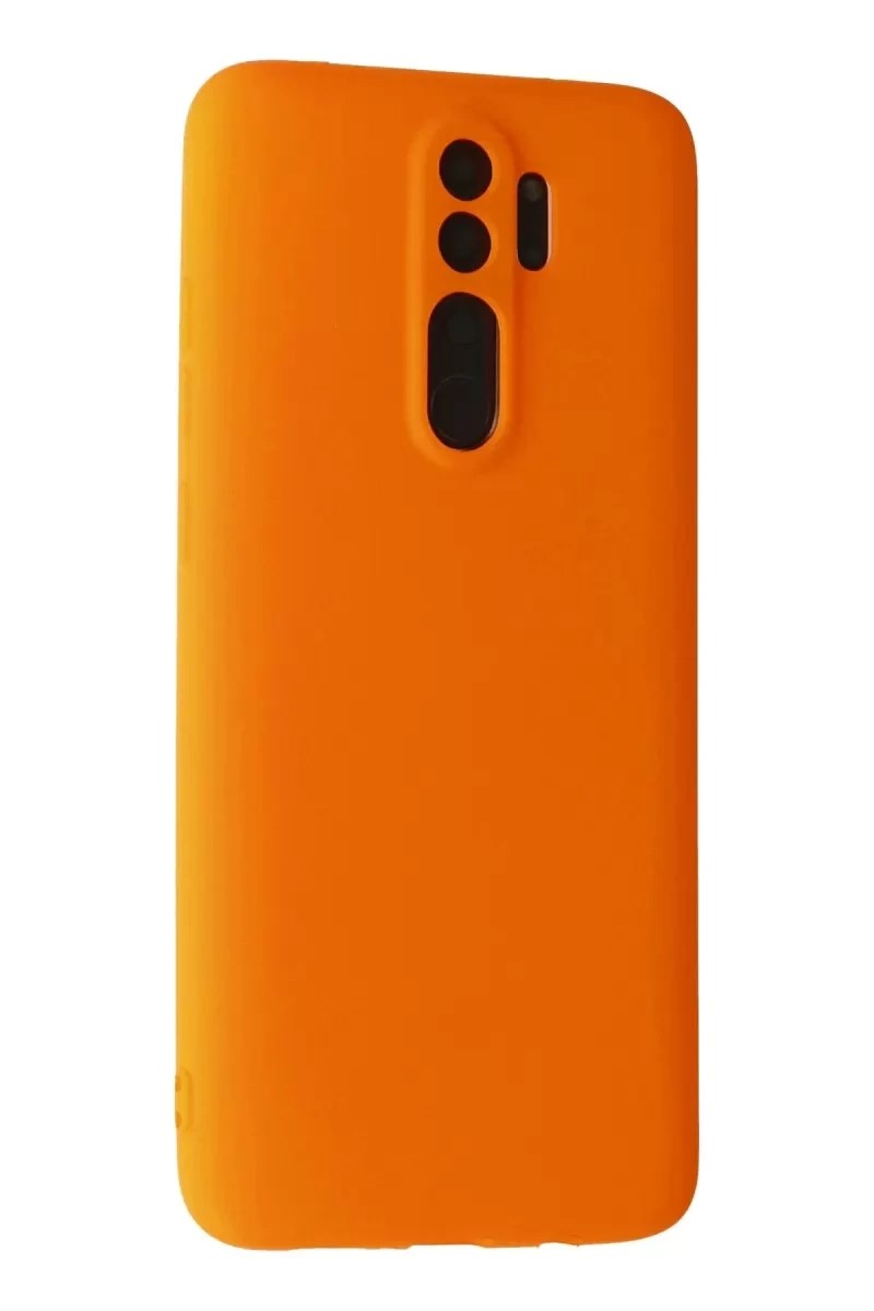 Mey İthalat® Redmi Note 8 Pro Kılıf First Silikon - Turuncu