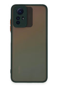 Mey İthalat® Redmi Note 12S Kılıf Montreal Silikon Kapak - Yeşil