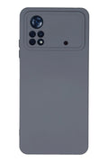 Mey İthalat® Poco X4 Pro 5G Kılıf Nano içi Kadife Silikon - Gri