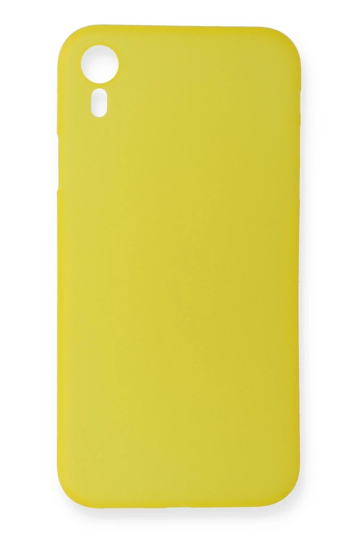 Mey İthalat® iPhone XR Kılıf PP Ultra İnce Kapak - Sarı