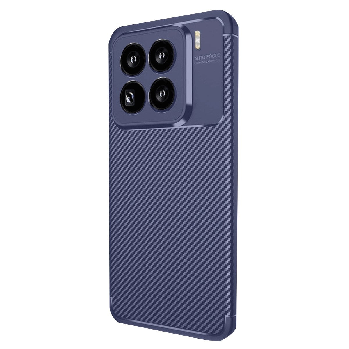 Mey İthalat® Mi 15 Pro Kılıf Auto Focus Karbon Kapak - Lacivert