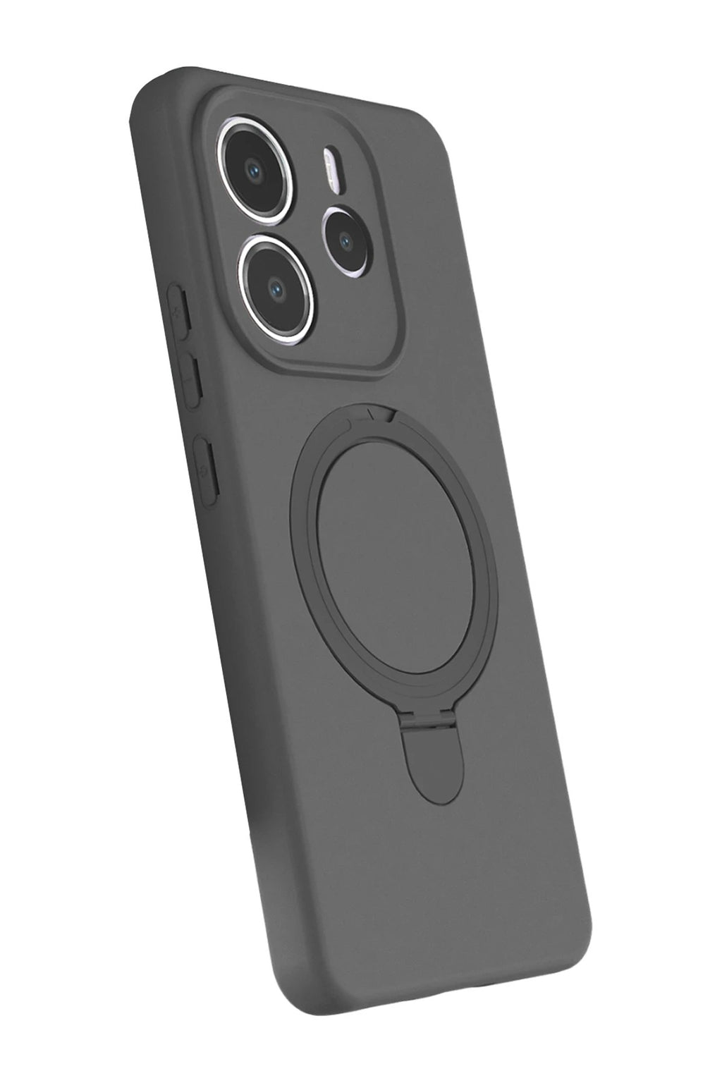 Mey İthalat® Redmi Note 14 4G Regal Magsafe Standlı Kapak - Titan Gri