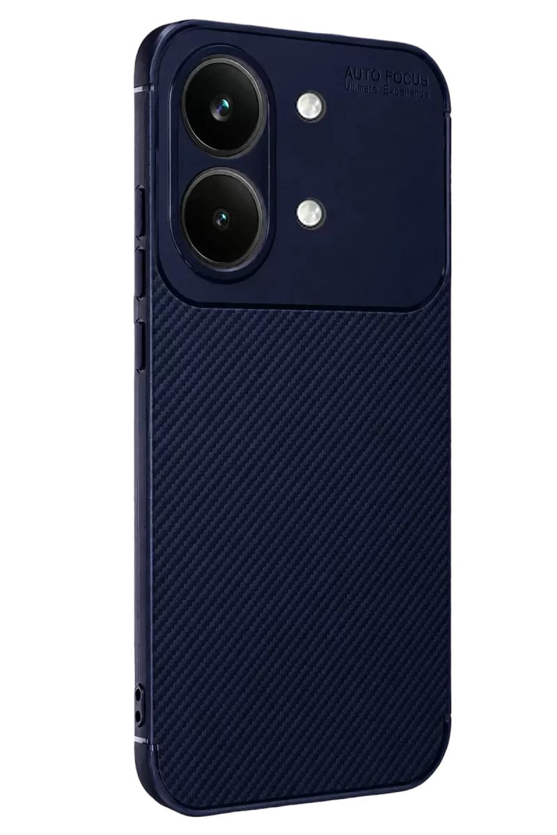 Mey İthalat® Poco X8 Pro Max Auto Focus Karbon Kapak - Lacivert