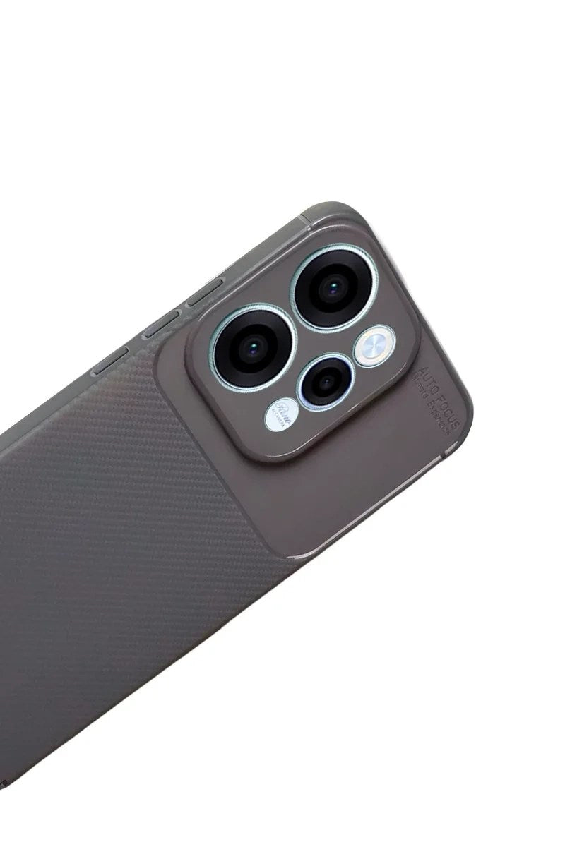Mey İthalat® Reno 15 Auto Focus Karbon Kapak - Gri