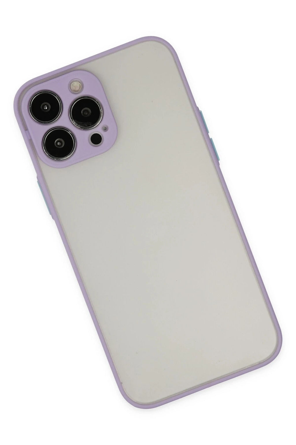 Mey İthalat® iPhone 13 Pro Max Kılıf Montreal Silikon Kapak - Mor