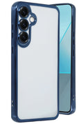 Mey İthalat® Samsung Galaxy S25 Kılıf Lensli Silikon - Lacivert