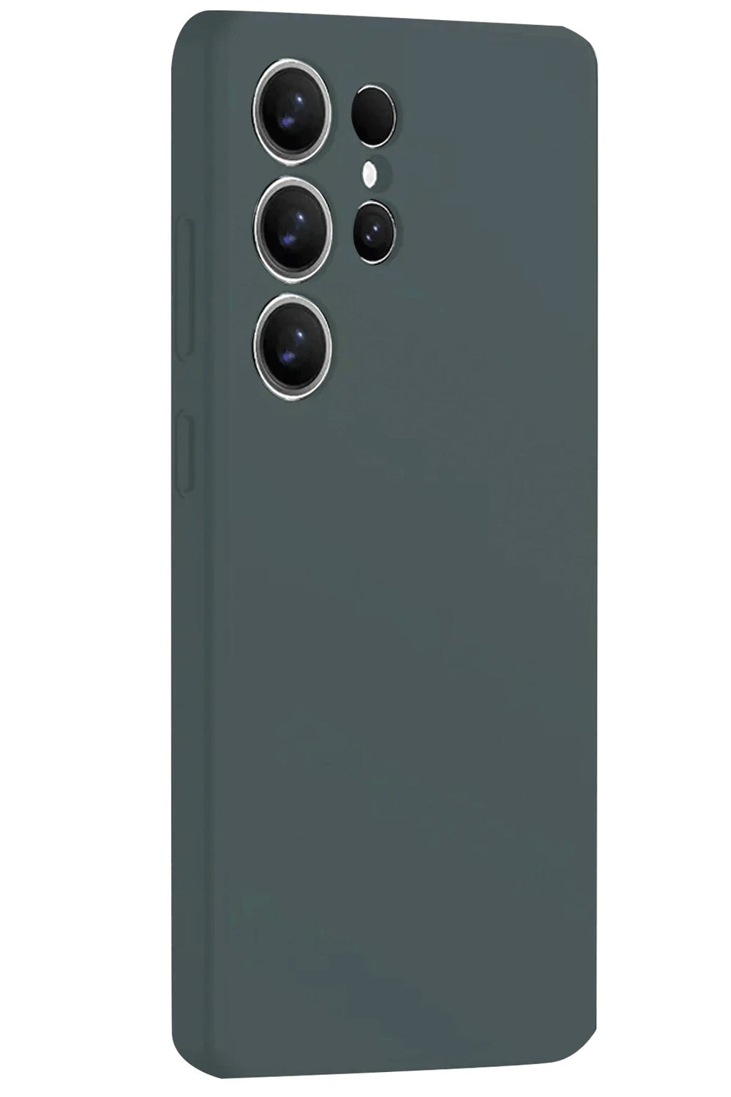 Mey İthalat® Samsung Galaxy S25 Ultra Kılıf Nano içi Kadife Silikon - Koyu Yeşil