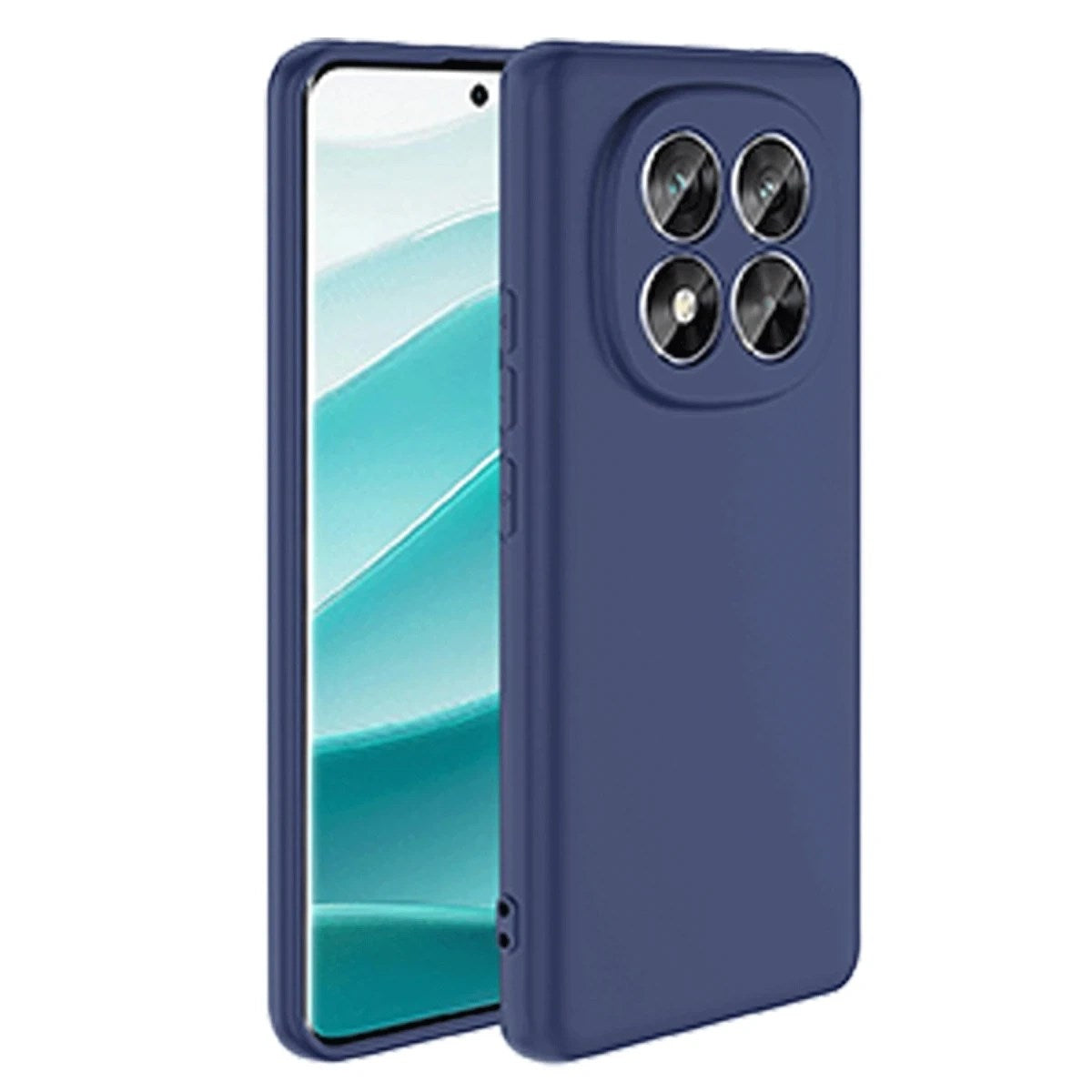 Mey İthalat® Redmi Note 14 Pro 5G Kılıf First Silikon - Lacivert