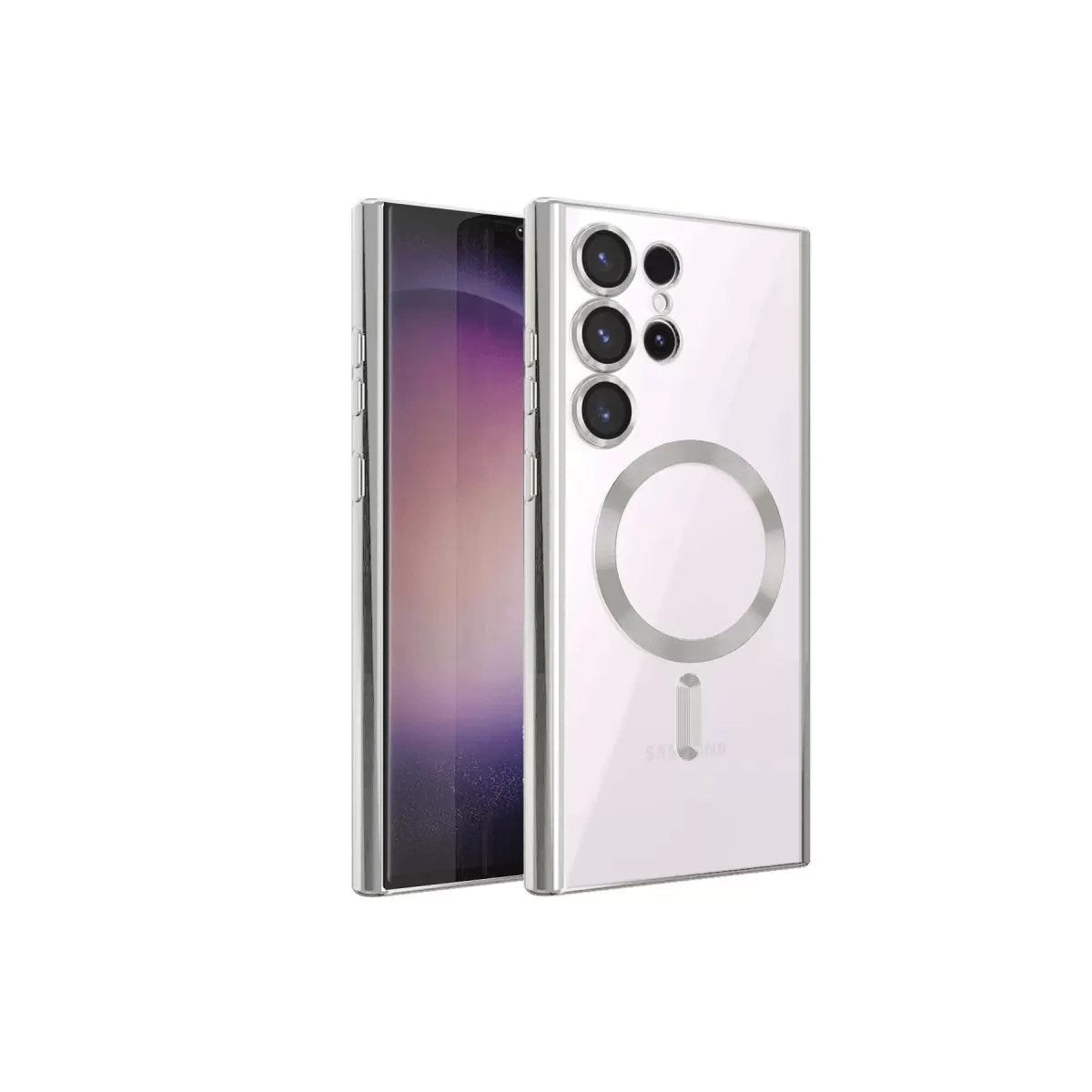 Mey İthalat® Samsung Galaxy S24 Ultra Kılıf Kross Magneticsafe Kapak - Titan Gri