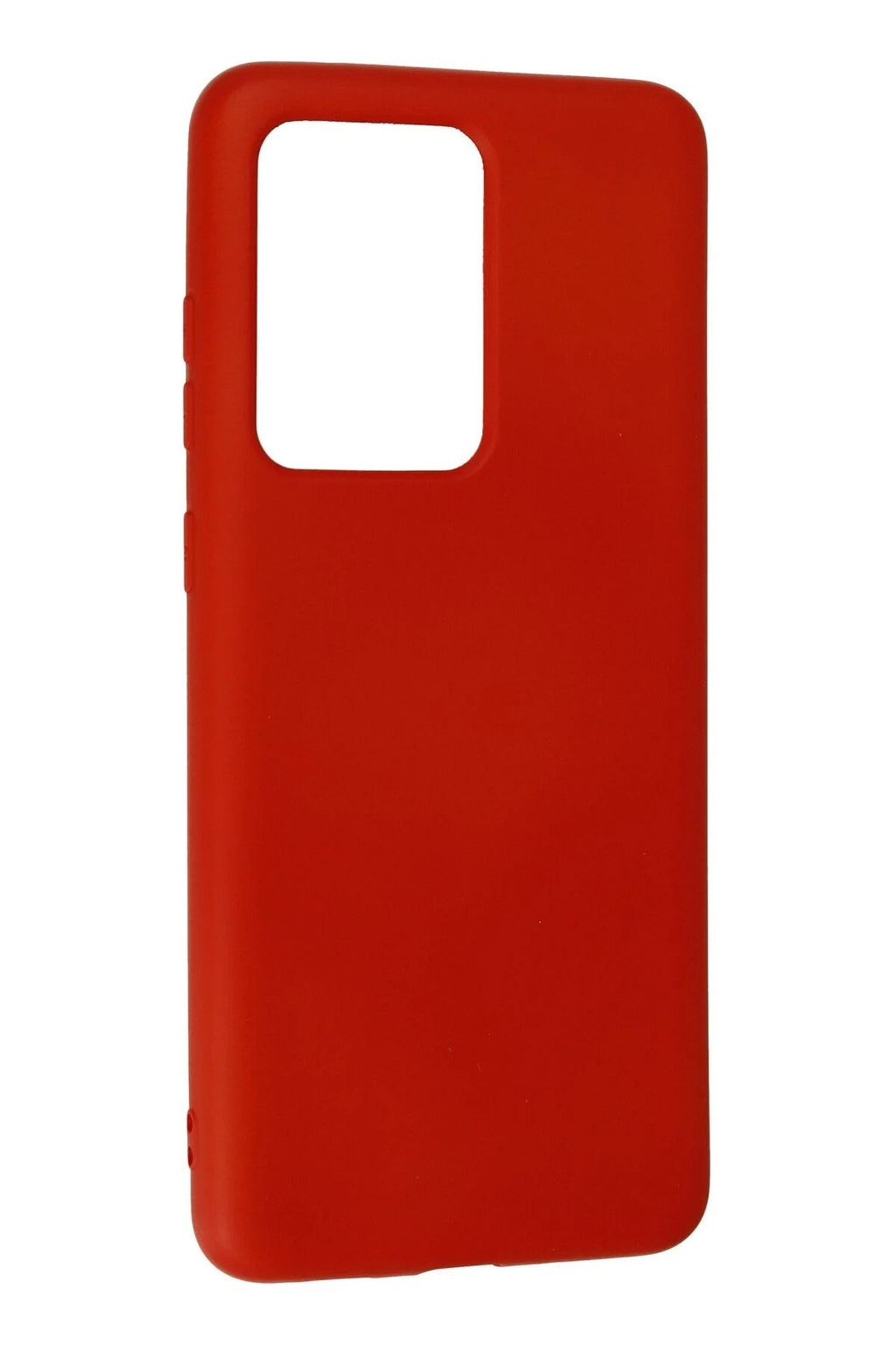 Mey İthalat® Samsung Galaxy S20 Ultra Kılıf Nano içi Kadife Silikon - Kırmızı