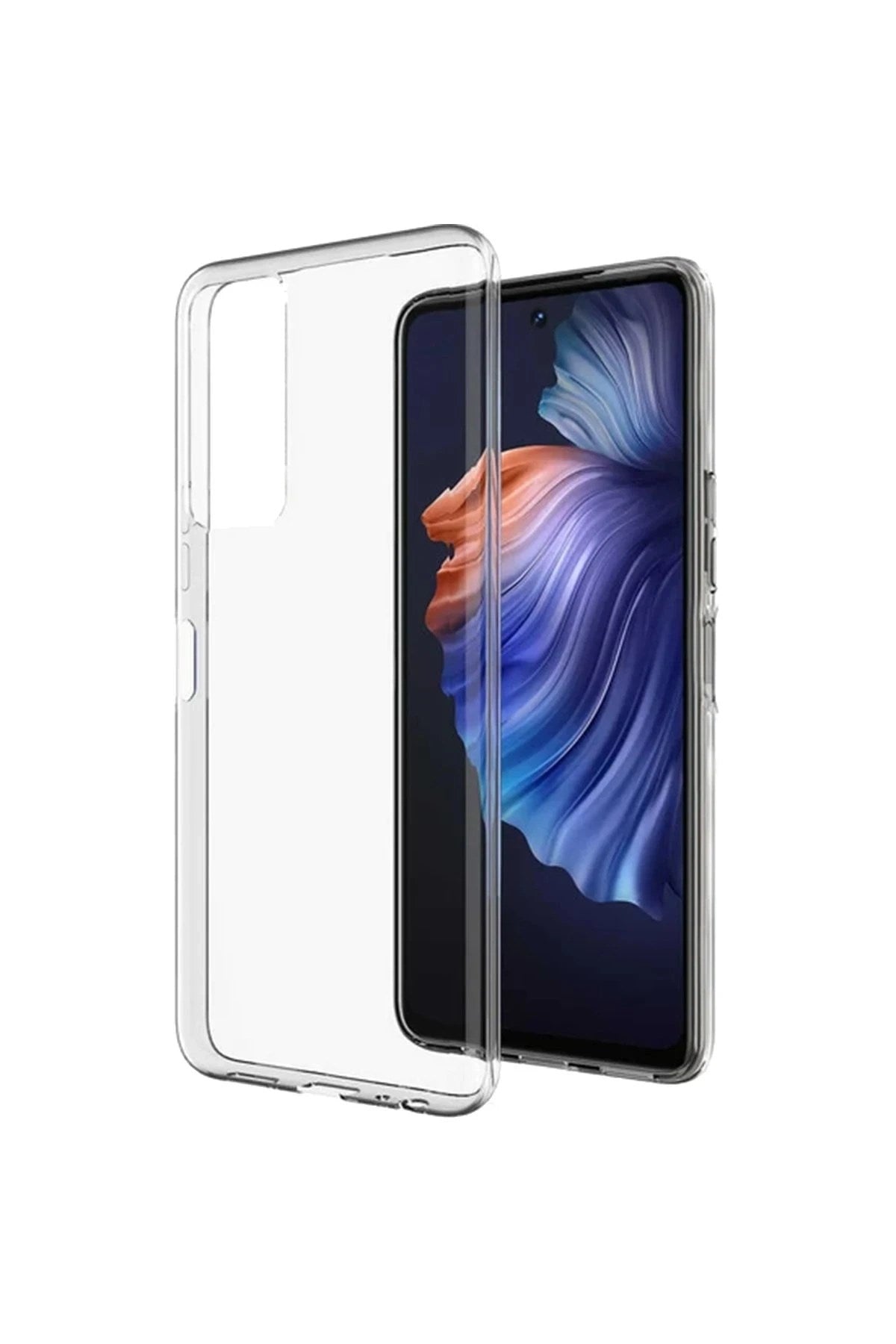 Mey İthalat® Tecno Camon 18 Kılıf Lüx Şeffaf Silikon