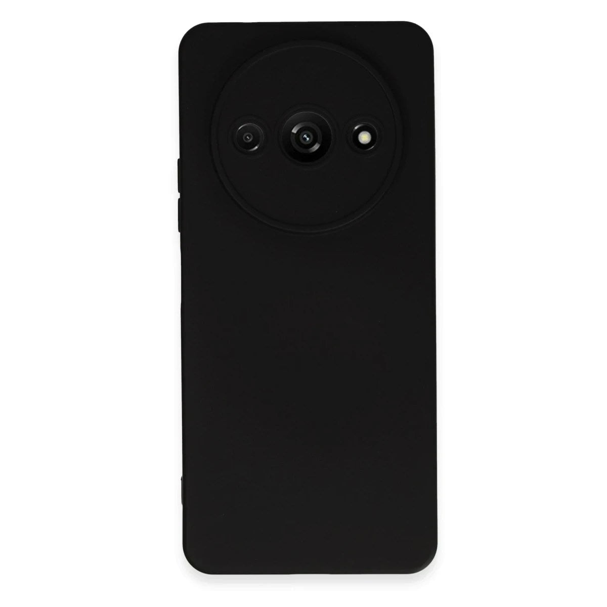 Mey İthalat® Redmi A3 4G Kılıf Nano içi Kadife Silikon - Siyah