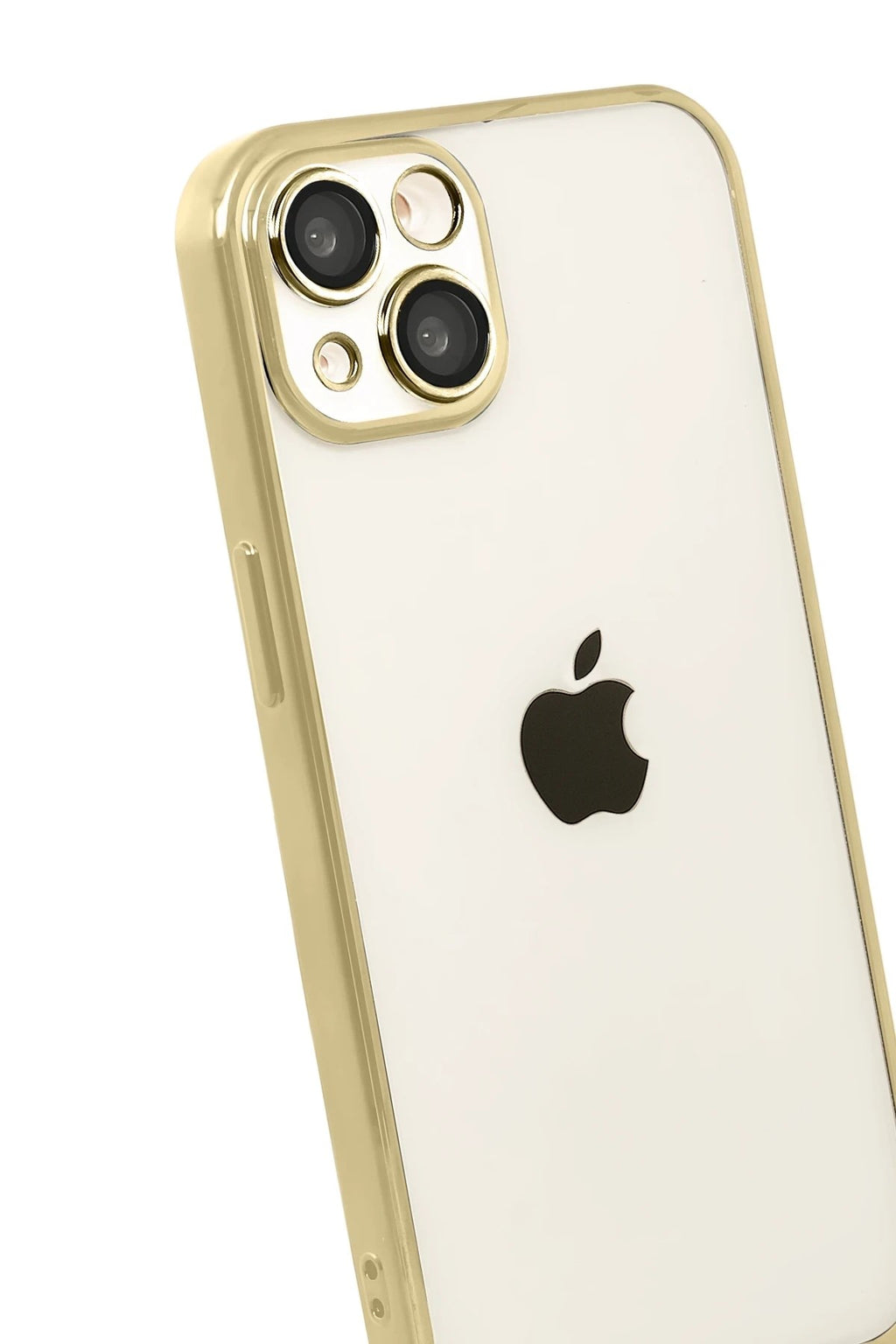 Mey İthalat® iPhone 15 Lensli Silikon - Gold