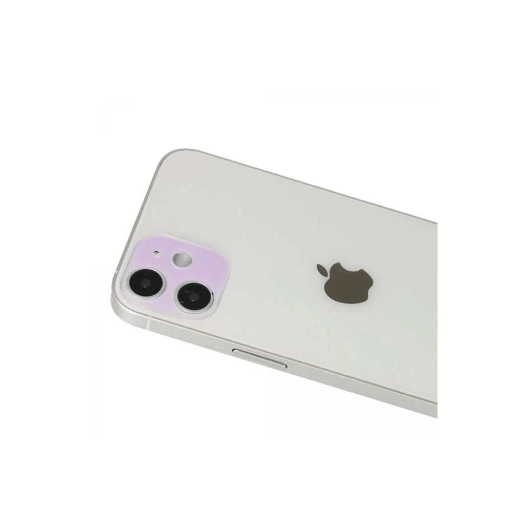 Mey İthalat® iPhone 12 Rainbow Kamera Lens Koruma Cam - Mor