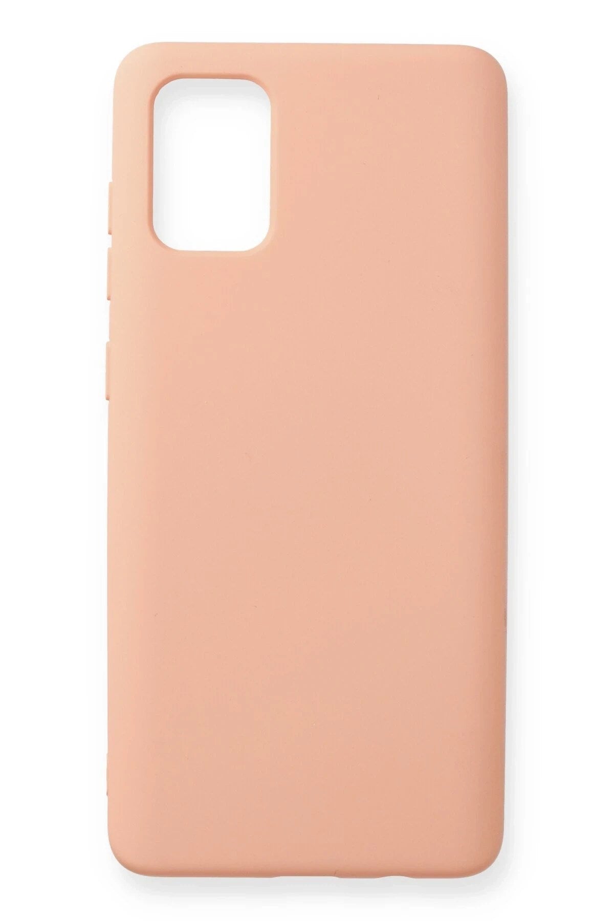 Mey İthalat® Samsung Galaxy A71 Kılıf Nano içi Kadife Silikon - Pudra