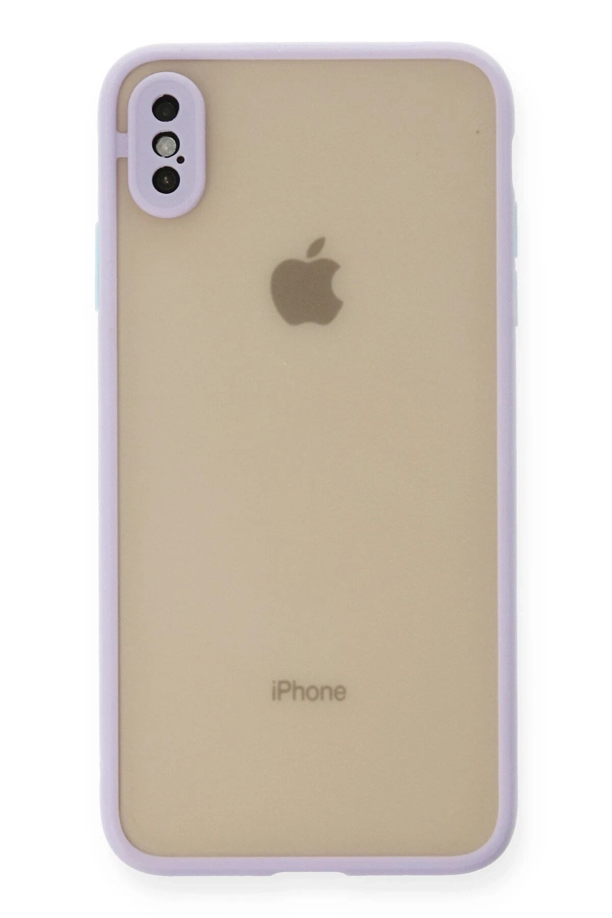 Mey İthalat® iPhone XS Max Kılıf Montreal Silikon Kapak - Mor