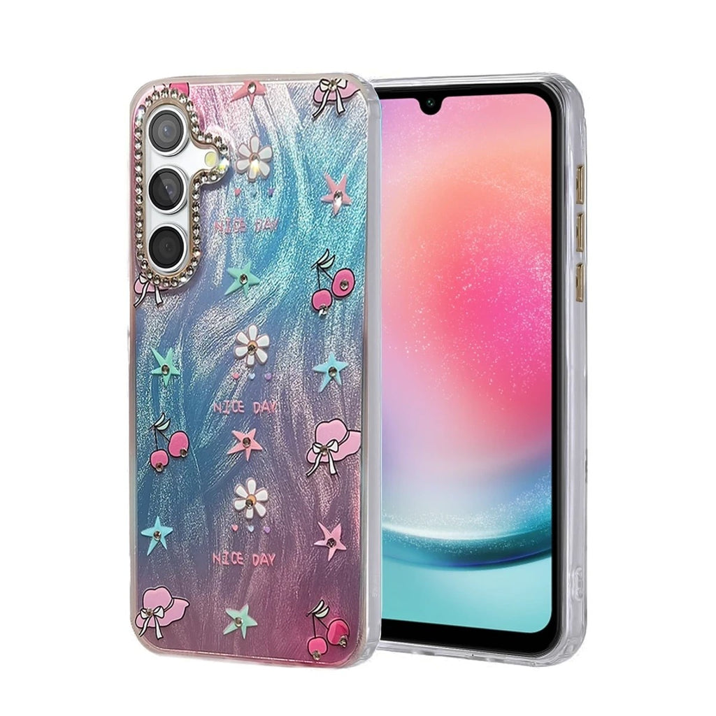 Mey İthalat® Samsung Galaxy A24 4G Kılıf Blade Aynalı Desenli Kapak - Desen 4