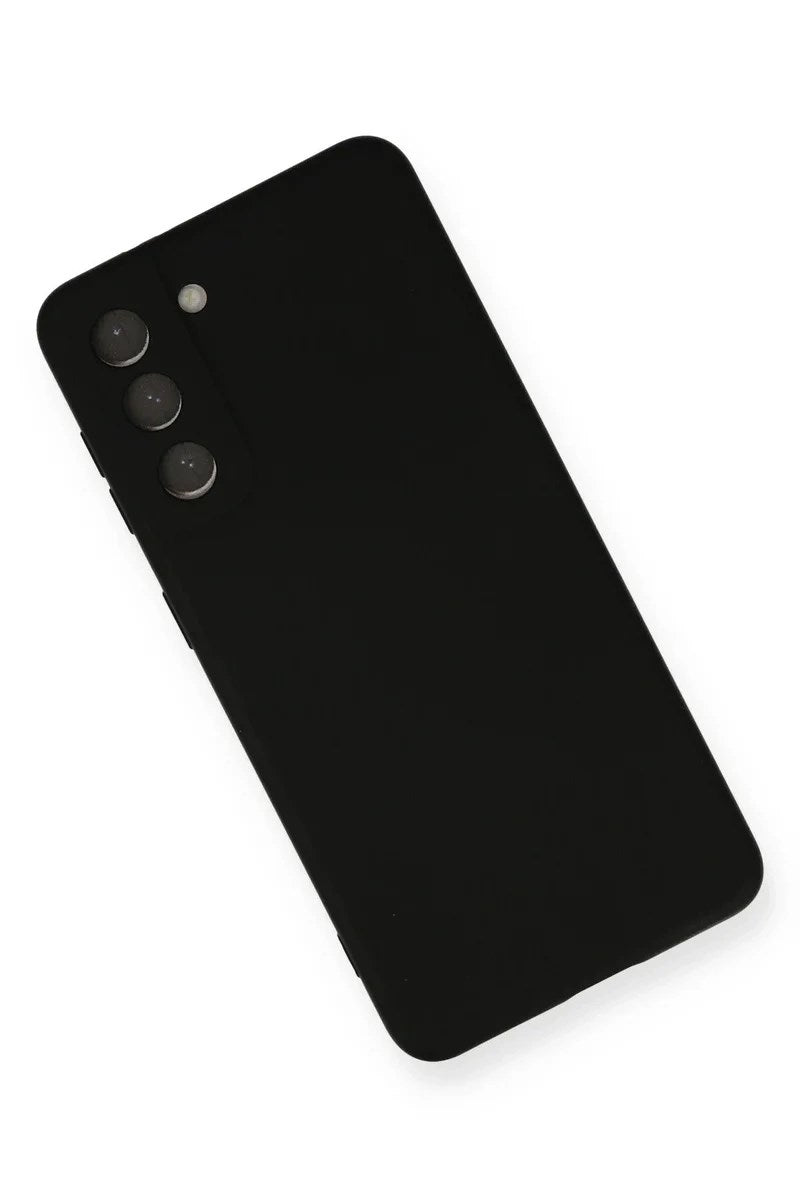 Mey İthalat® Samsung Galaxy S21 FE Kılıf Nano içi Kadife Silikon - Siyah
