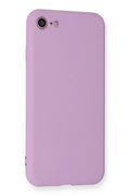 Mey İthalat® iPhone 7 Kılıf Nano içi Kadife Silikon - Lila