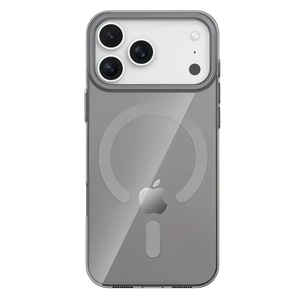 Mey İthalat® iPhone 17 Pro PC Blank Magsafe Kapak - Natural Grey