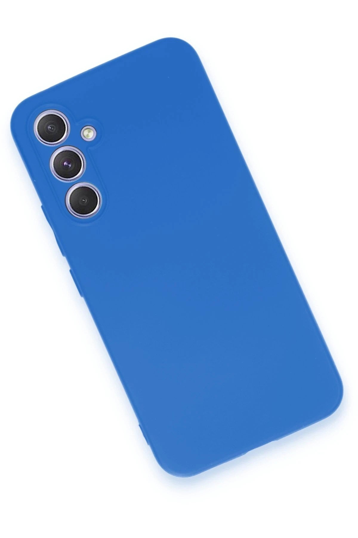 Mey İthalat® Samsung Galaxy A54 5G Kılıf First Silikon - Mavi