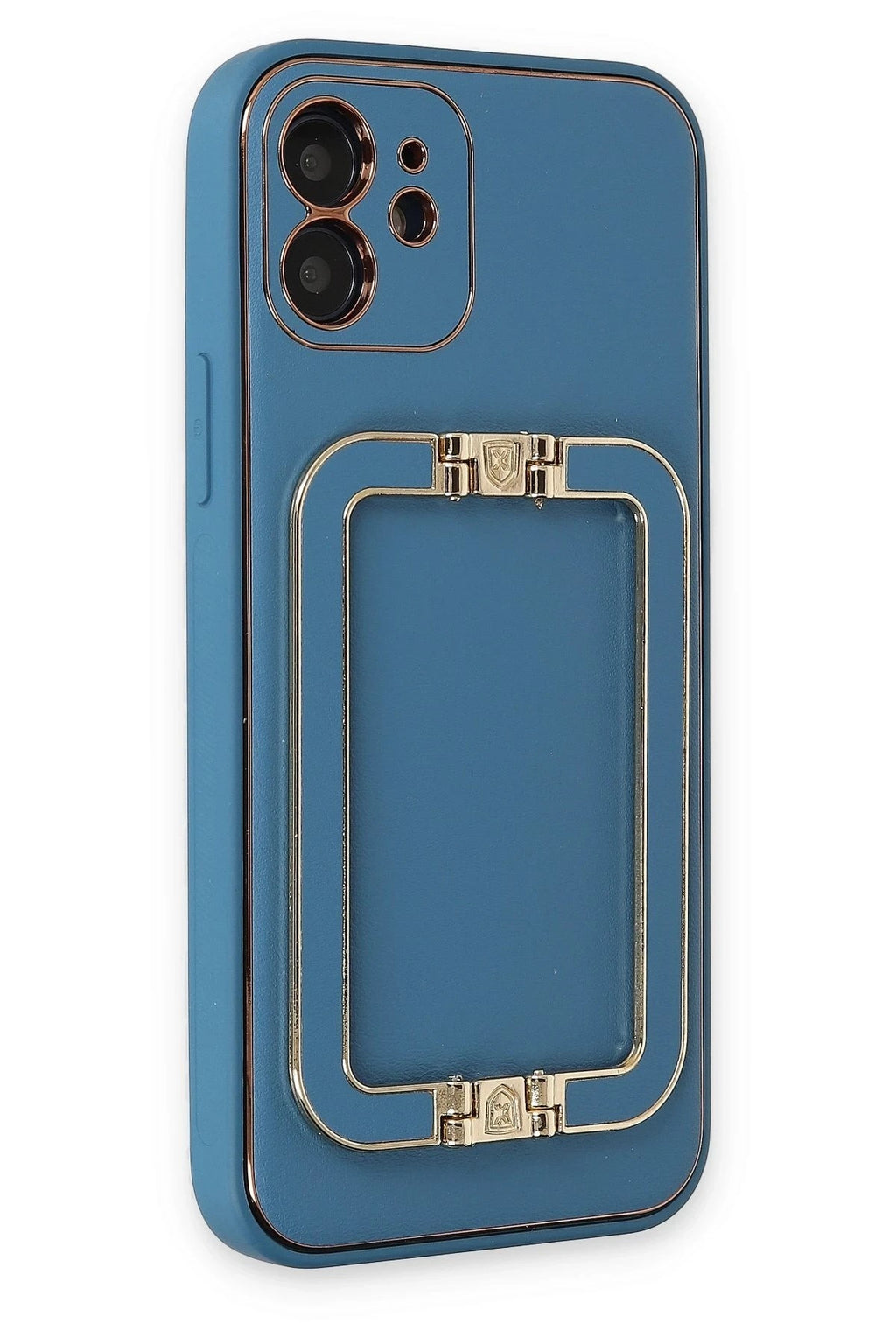 Mey İthalat® iPhone 12 Kılıf Coco Elit Kapak - Mavi