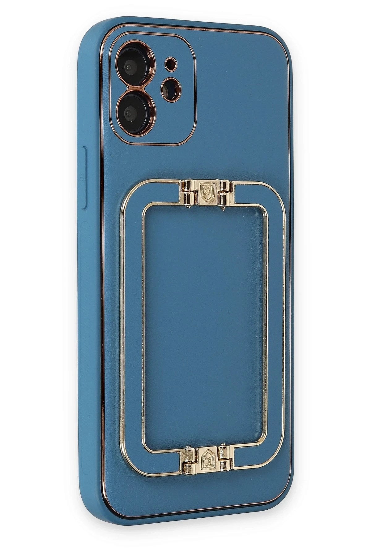 Mey İthalat® iPhone 12 Kılıf Coco Elit Kapak - Mavi