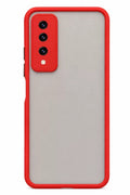 Mey İthalat® Huawei Y9 Prime 2019 Kılıf Montreal Silikon Kapak - Kırmızı