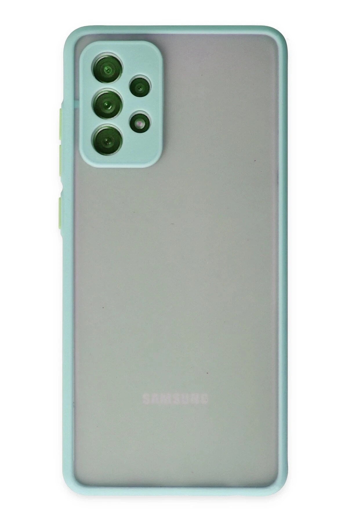 Mey İthalat® Samsung Galaxy A72 Kılıf Montreal Silikon Kapak - Turkuaz
