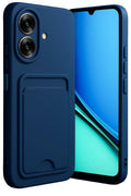 Mey İthalat® Realme Note 60 Kelvin Kartvizitli Silikon - Lacivert