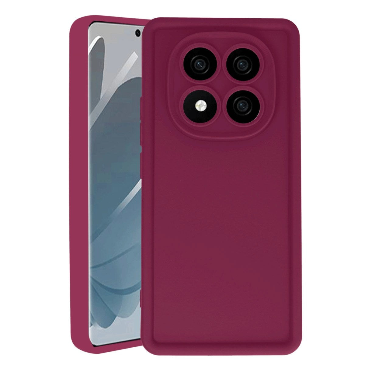 Mey İthalat® Redmi Note 14 Pro 5G Kılıf Viera Silikon - Bordo