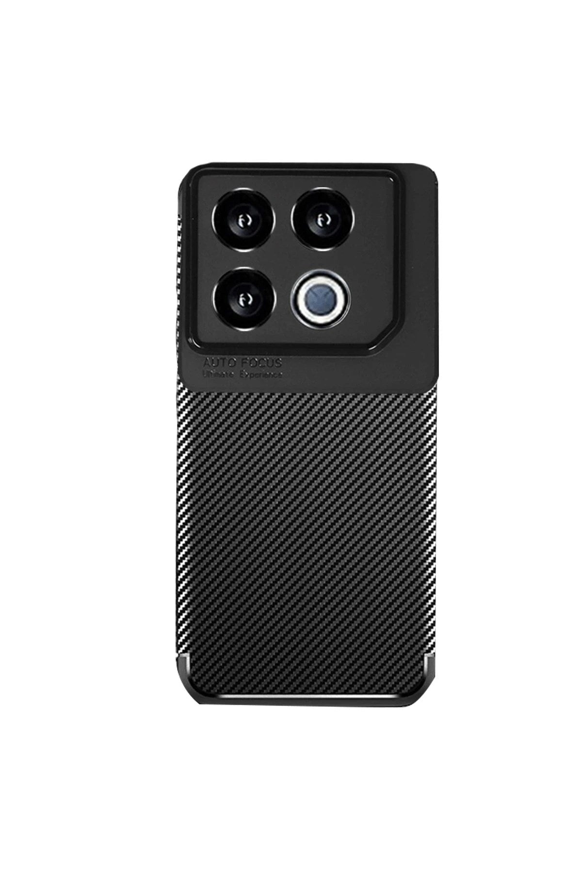 Mey İthalat® İnfinix GT 20 Pro Kılıf Auto Focus Karbon Kapak - Siyah