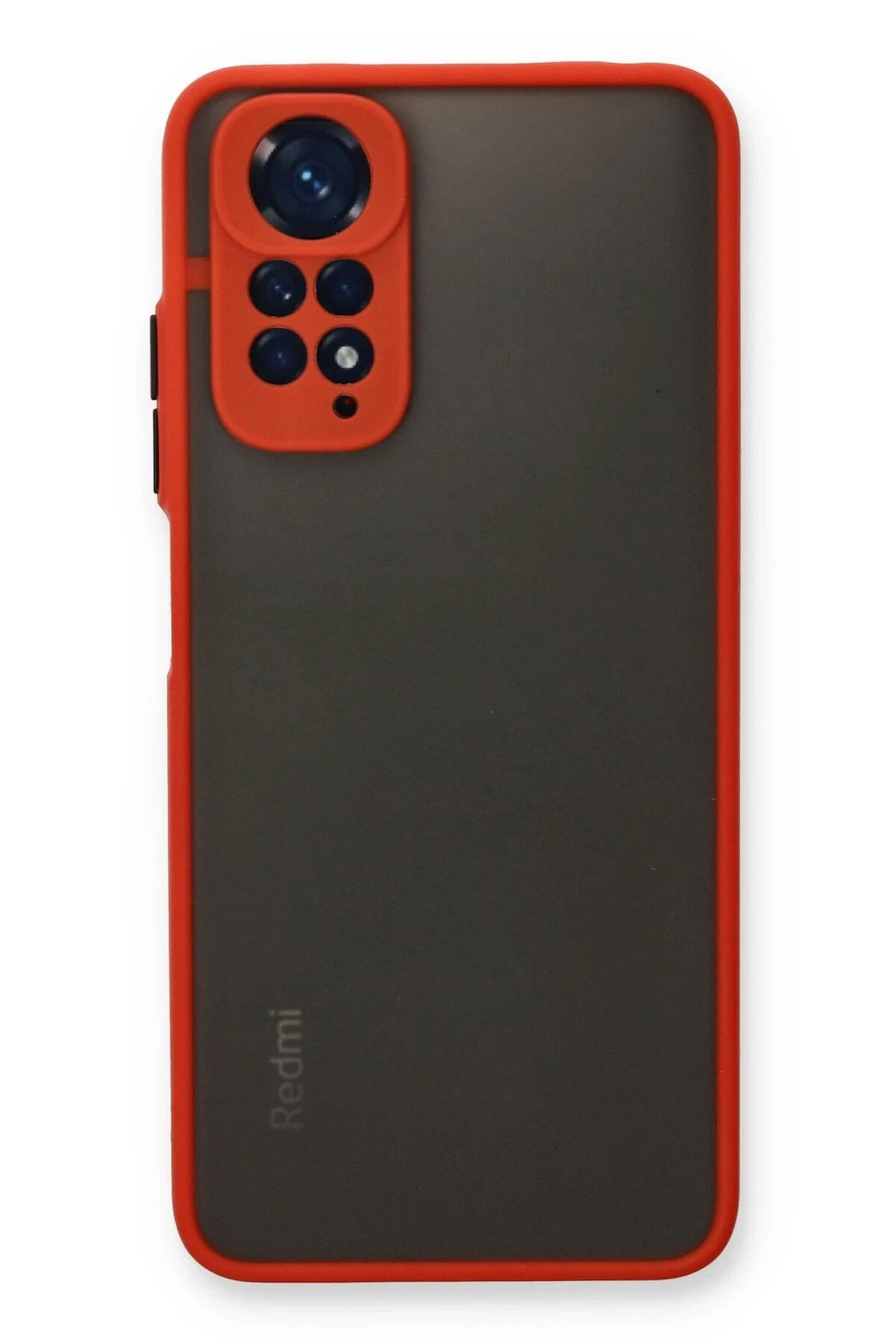 Mey İthalat® Redmi Note 11 Pro Kılıf Montreal Silikon Kapak - Kırmızı