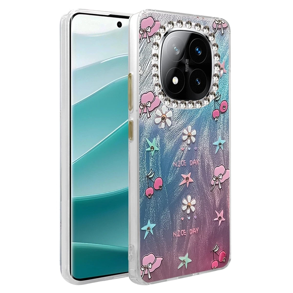 Mey İthalat® Redmi Note 14 Pro 4G Kılıf Blade Aynalı Desenli Kapak - Desen 4