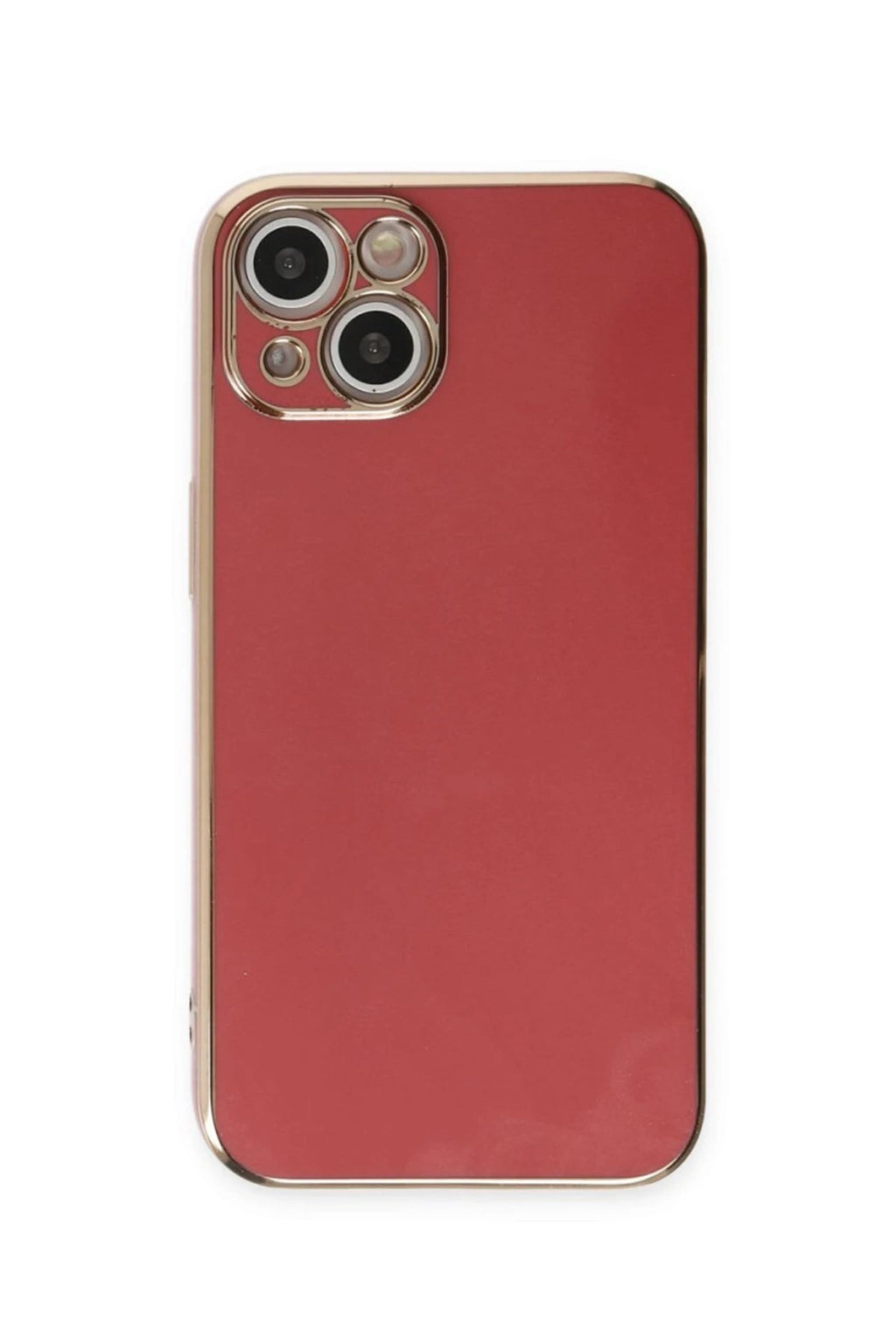 Mey İthalat® iPhone 15 Kılıf Volet Silikon - Kırmızı