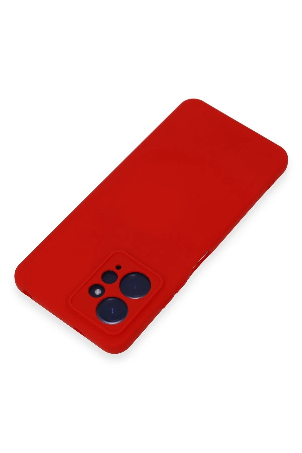 Mey İthalat® Redmi Note 12 4G Kılıf Nano içi Kadife Silikon - Kırmızı