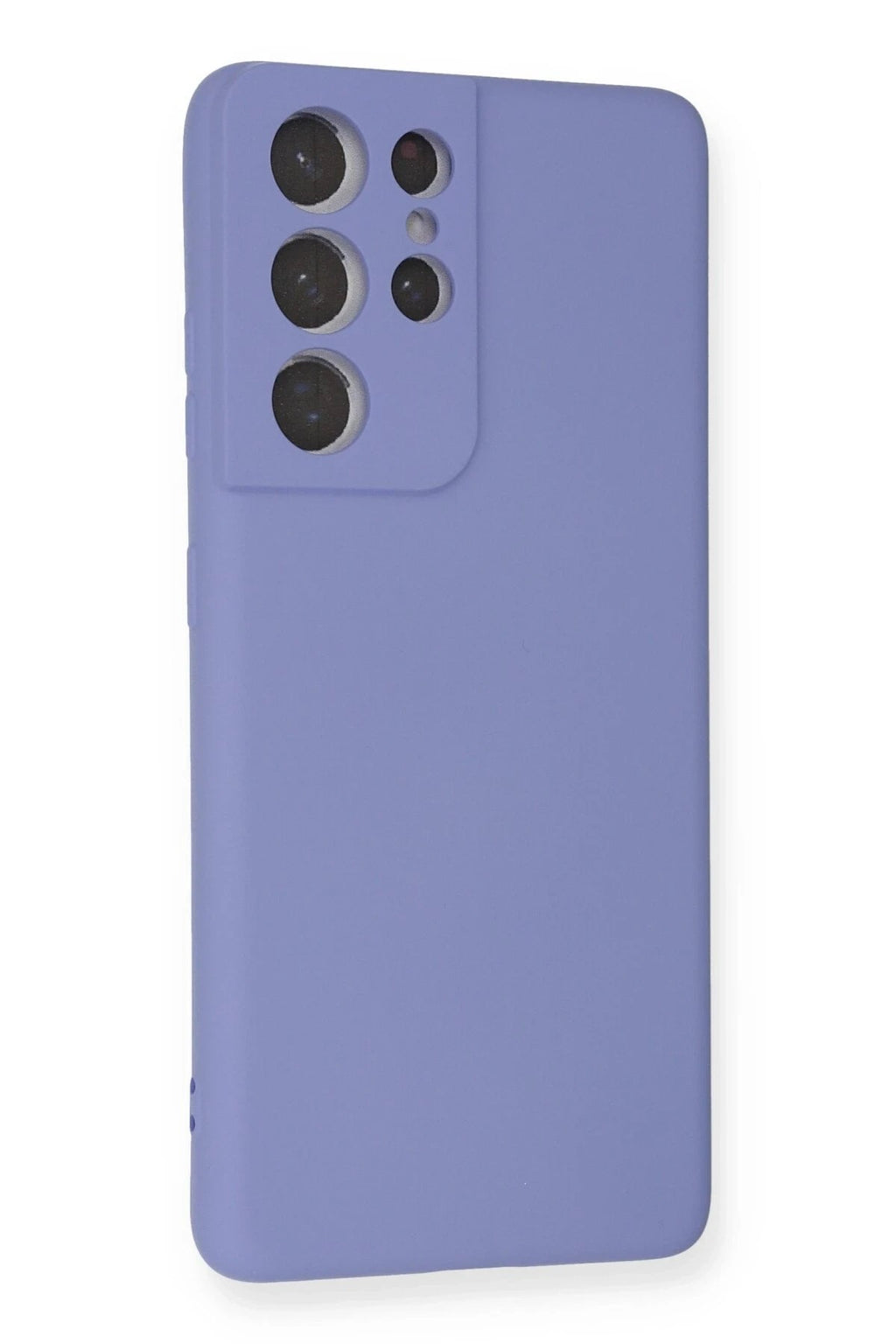 Mey İthalat® Samsung Galaxy S21 Ultra Kılıf Nano içi Kadife Silikon - Lila