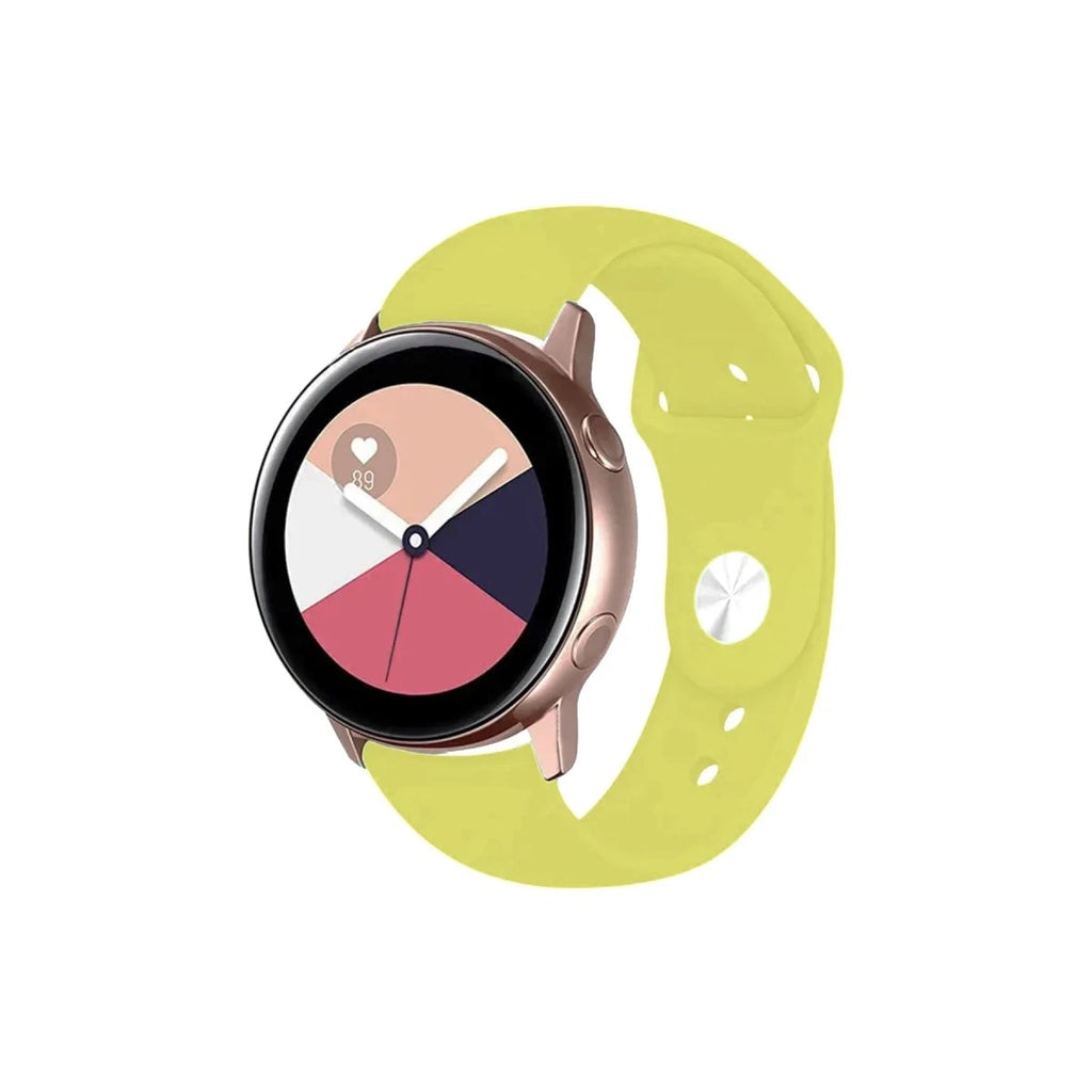 Mey İthalat® Watch 20mm Klasik Kordon - Sarı