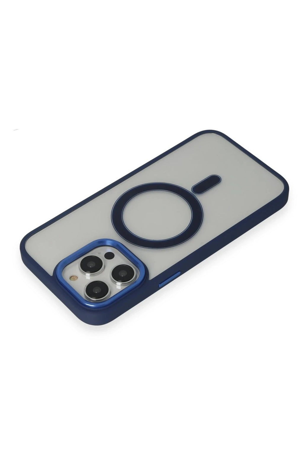 Mey İthalat® iPhone 14 Pro Kılıf Room Magneticsafe Silikon - Lacivert