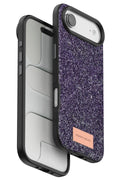 Mey İthalat® iPhone 17 Air Bright Simli Kapak - Derin Mor