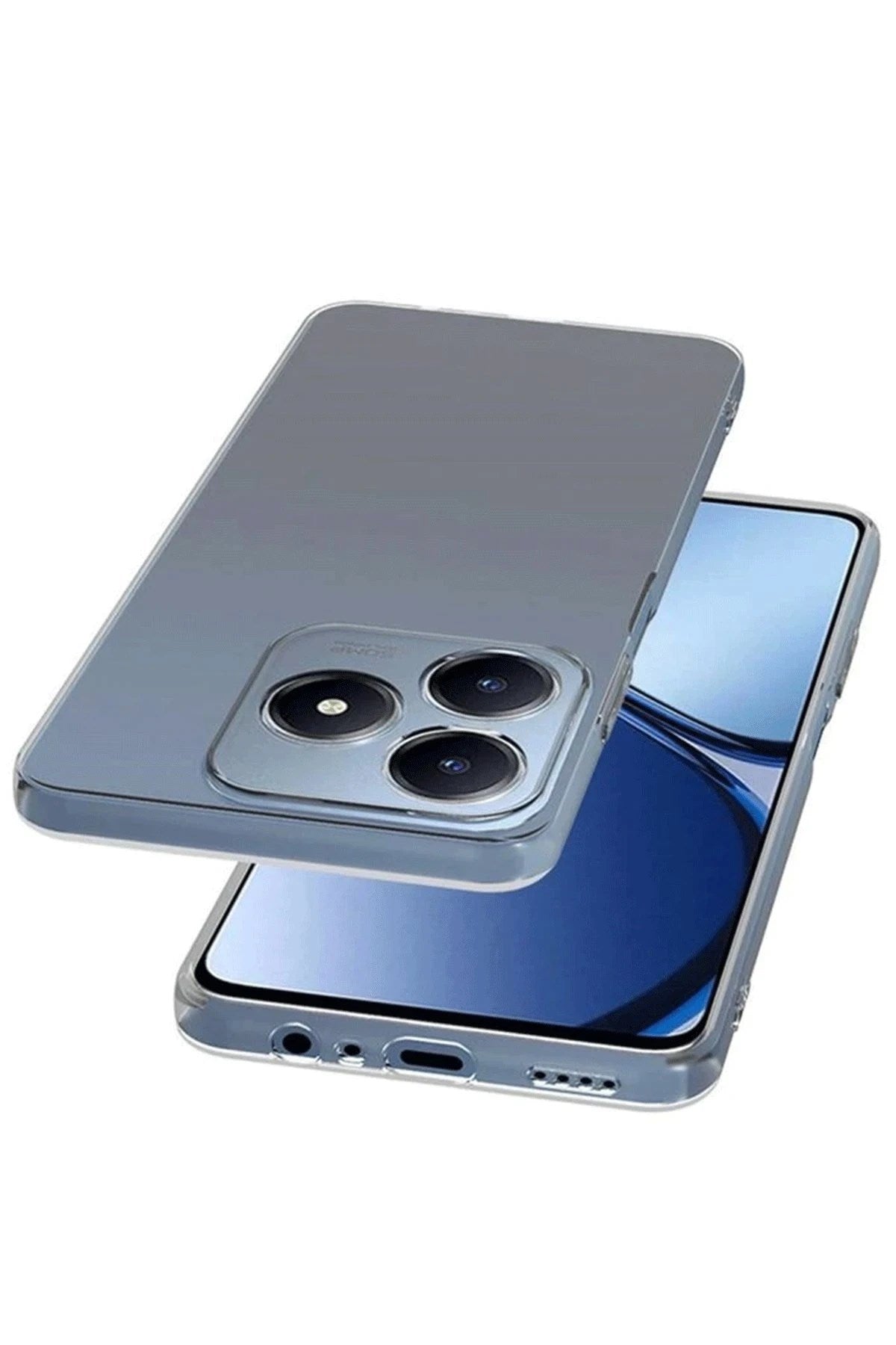 Mey İthalat® Realme C61 Kılıf Lüx Şeffaf Silikon