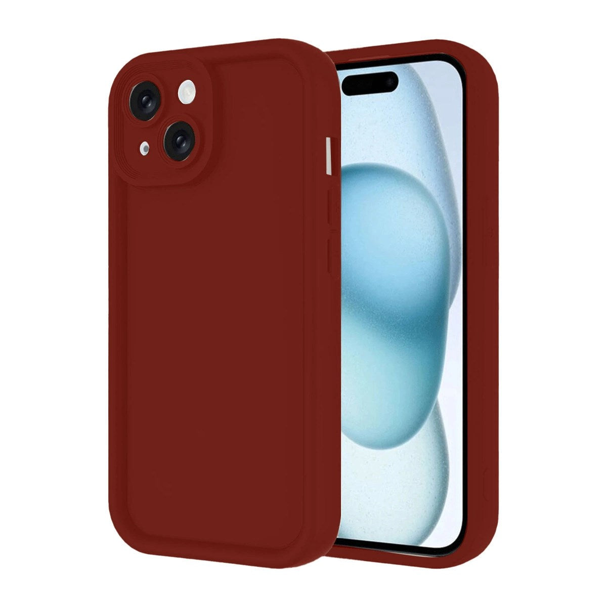 Mey İthalat® iPhone 14 Kılıf Viera Silikon - Bordo
