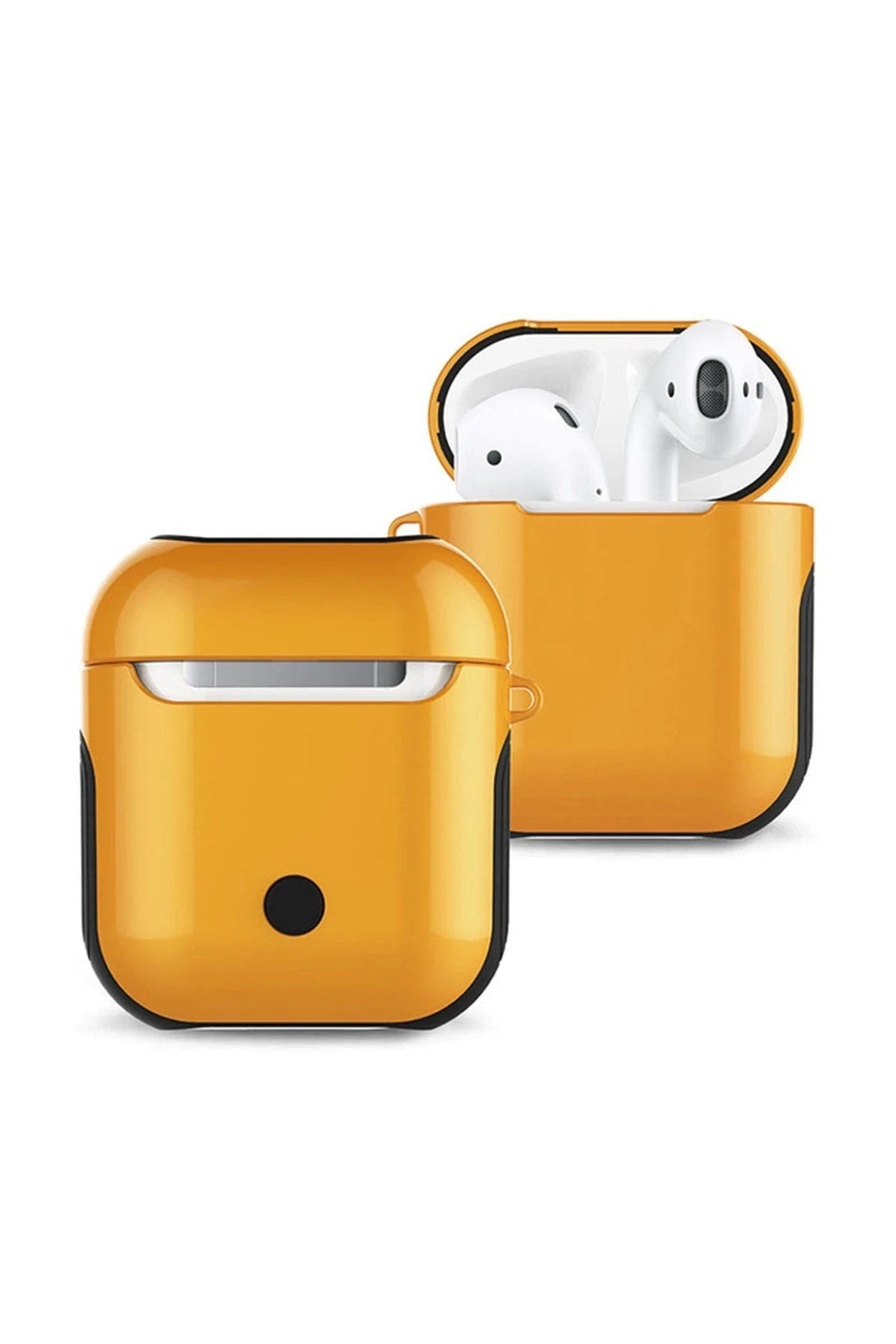 Mey İthalat® Airpods 2 (2.nesil) 3in1 Kılıf - Sarı