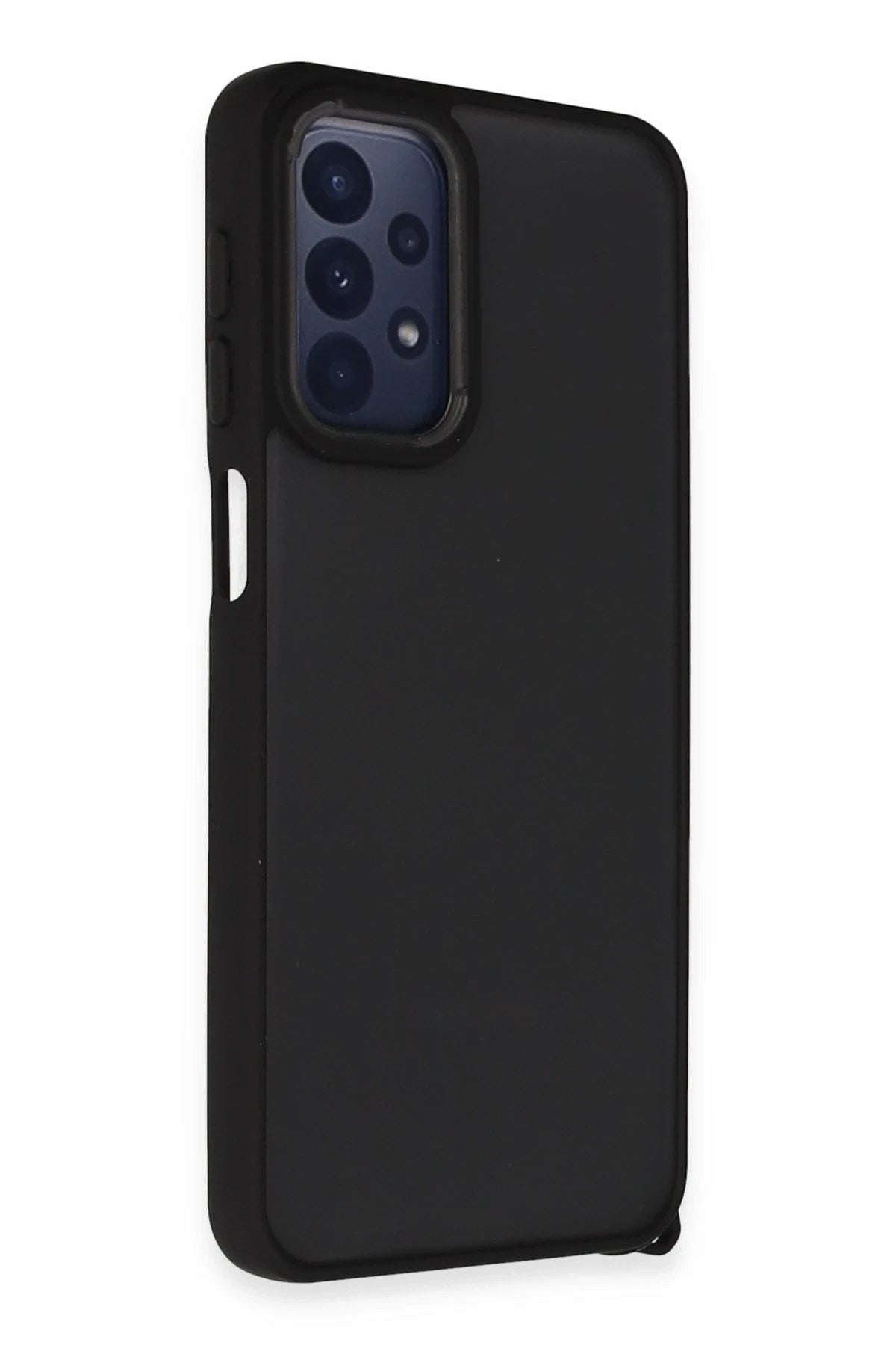 Mey İthalat® Samsung Galaxy A23 4G Kılıf Elegant Kapak - Siyah