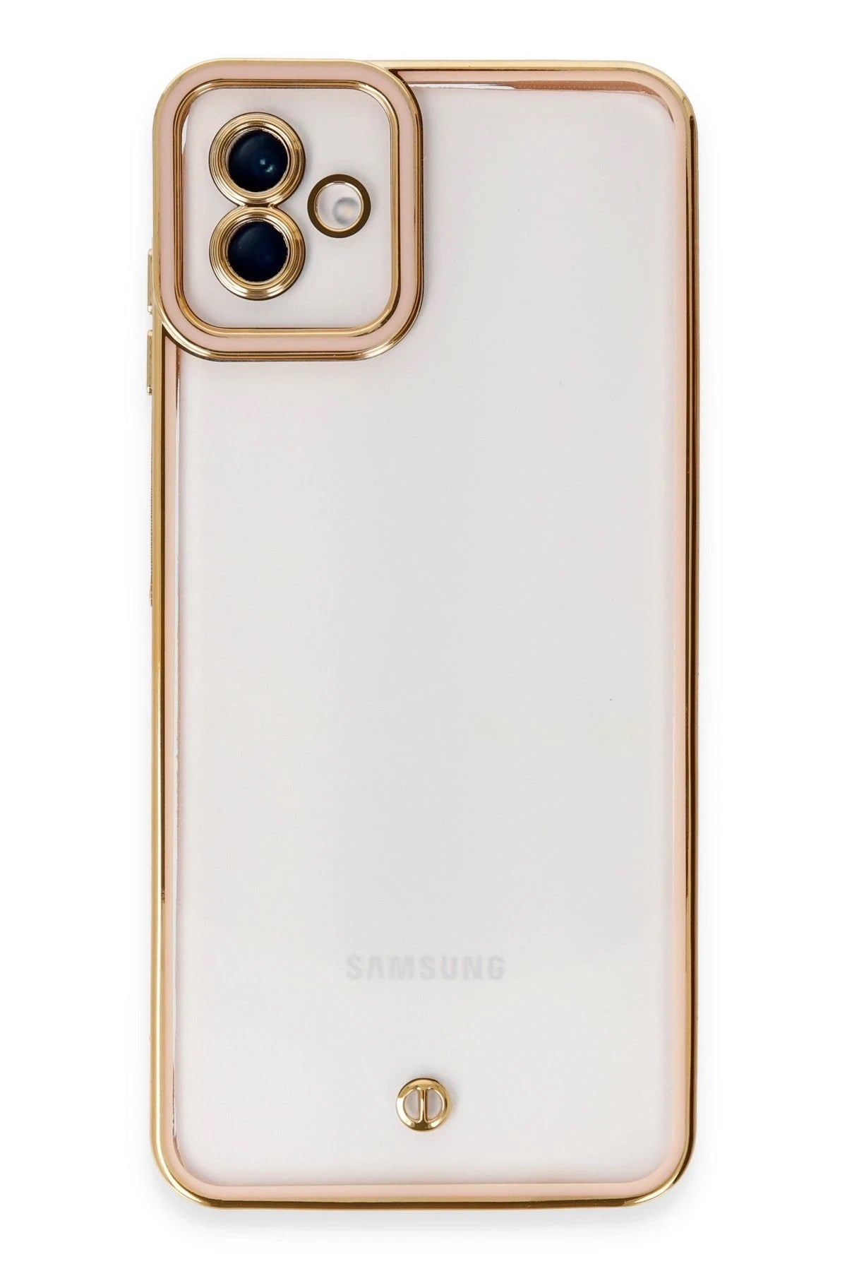 Mey İthalat® Samsung Galaxy A04 Kılıf Liva Lens Silikon - Rose
